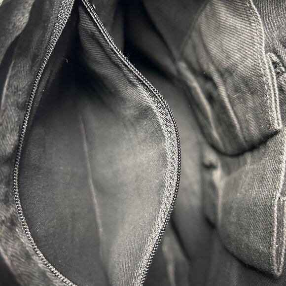 Ego Black Faux Suede Fringe Bag Western Boho Shoulder Bag - Picture 6 of 6